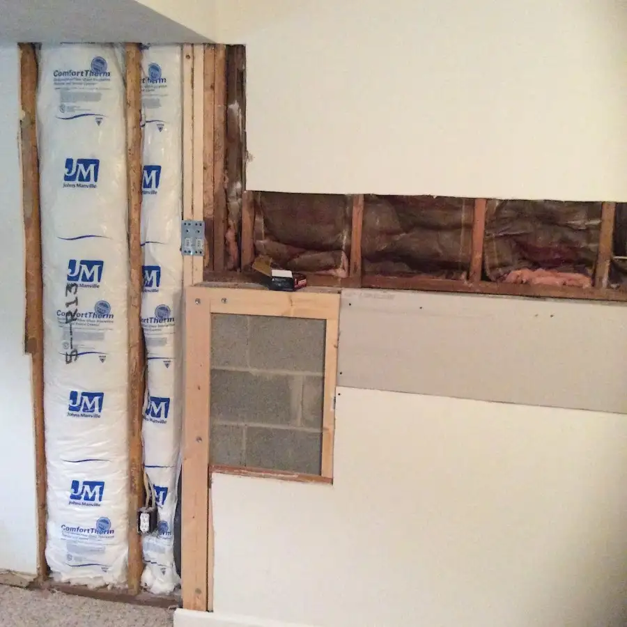 Wall insulation replacement during Structural Drying in North Plainfield